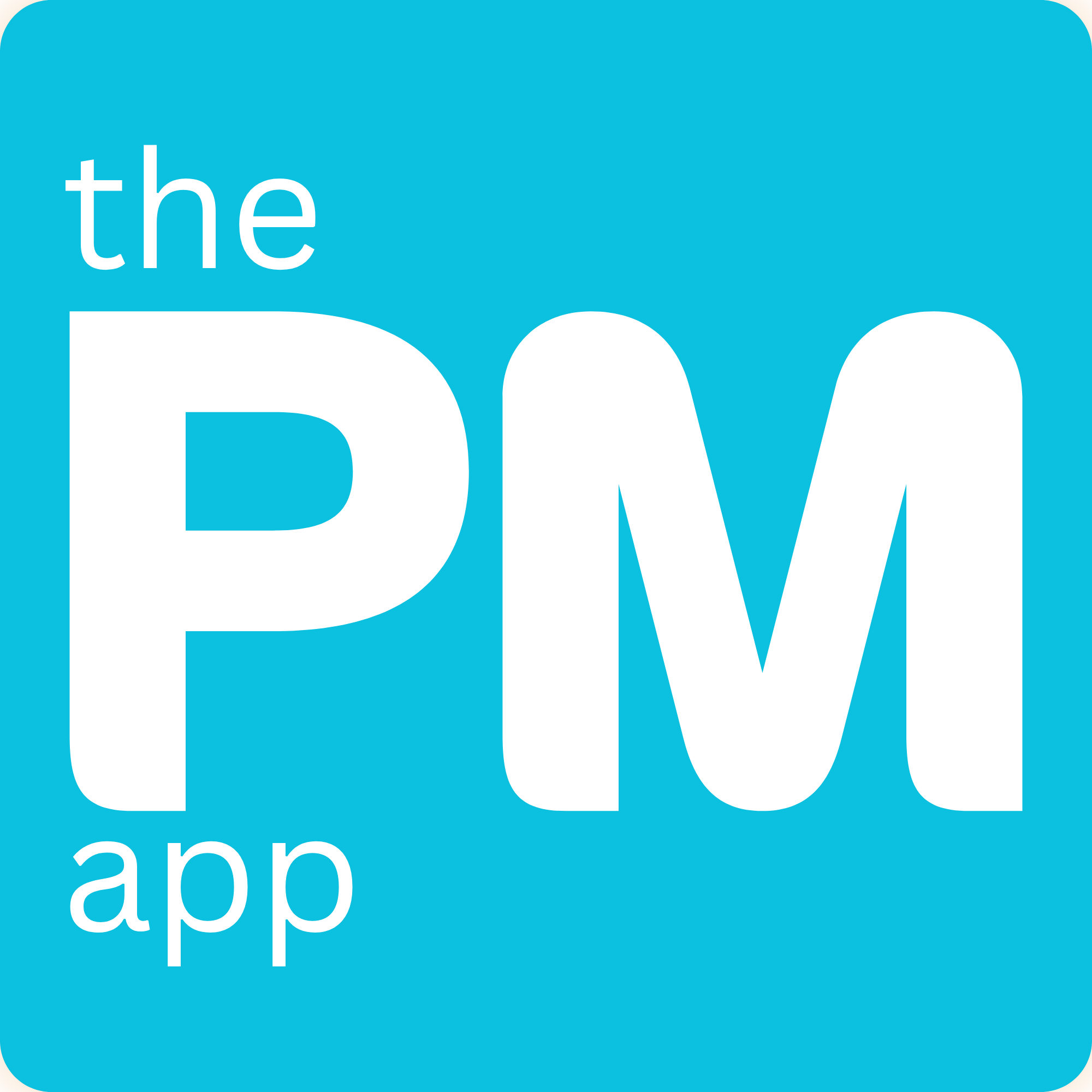 the PM app logo